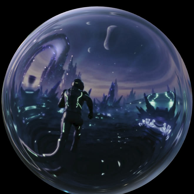 Mundo Neon Crystalline Frontier